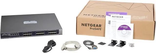 Alt view image 5 of 5 - NETGEAR ProSafe XSM7224S-100NAS Managed Layer 3 Switch