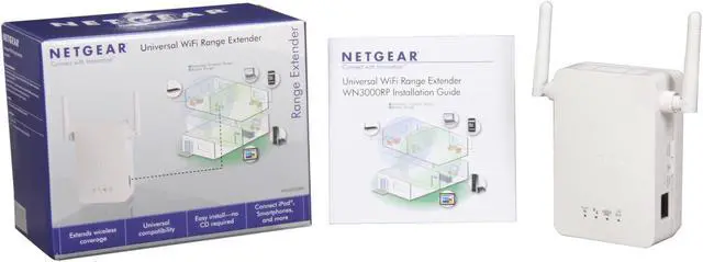 Alt view image 6 of 6 - NETGEAR N300 Wall Plug Version WiFi Range Extender (WN3000RP)