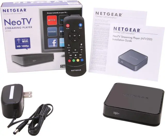 Alt view image 5 of 5 - NETGEAR NTV200-100NAS NeoTV Streaming Player