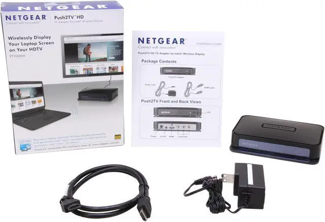 Alt view image 5 of 5 - NETGEAR PTV2000-100NAS Push2TV HD-TV Adapter for Intel Wireless Display