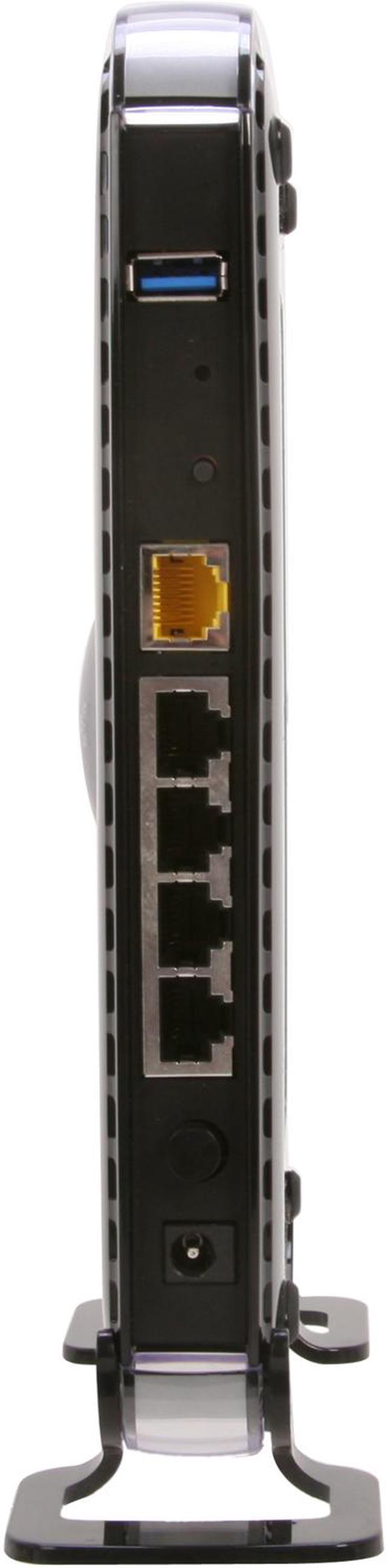 Alt view image 4 of 5 - NETGEAR WNDR3400 N600 Wireless Router Simultaneous Dual Band IEEE 802.11a/b/g/n 2.4/5GHz 10/100 Mbps Ethernet Port x4