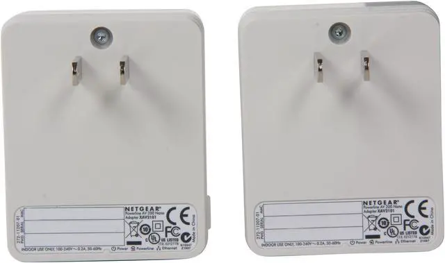 Alt view image 3 of 5 - NETGEAR Powerline AV 200 Mbps Nano Adapter Kit (XAVB2101)
