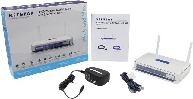 Alt view image 5 of 5 - NETGEAR JNR3210-100NAS N300 Wireless Gigabit Router IEEE 802.3/3u, IEEE 802.11b/g/n