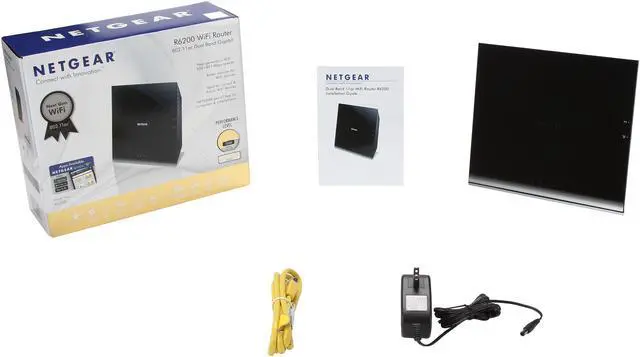 Alt view image 6 of 6 - NETGEAR R6200 Wireless AC 1200 Dual Band Gigabit Wi-Fi Router IEEE 802.11 ac/b/g/n