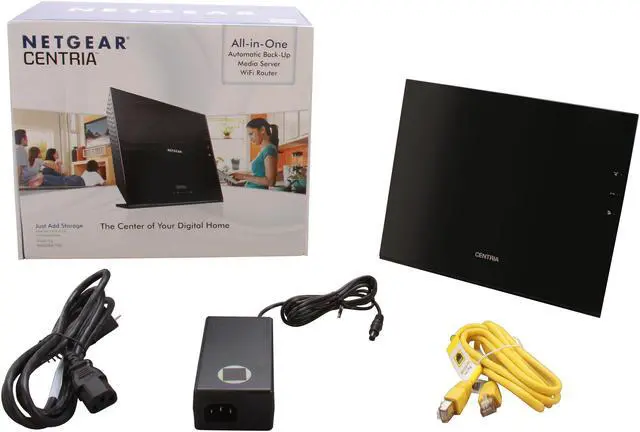 Alt view image 6 of 6 - Netgear N900 Dual Band Gigabit Wireless Router with 3.5" Storage Bay (WNDR4700)