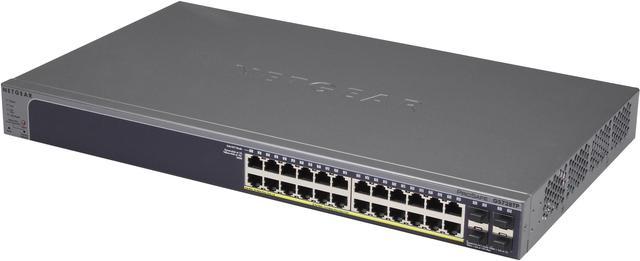 NETGEAR ProSAFE 24-Port Gigabit PoE Smart Managed Switch with 8