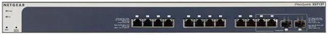 Alt view image 3 of 4 - NETGEAR ProSAFE 12-Port 10GBase-T Gigabit Smart Managed Switch (XS712T) - Lifetime Warranty