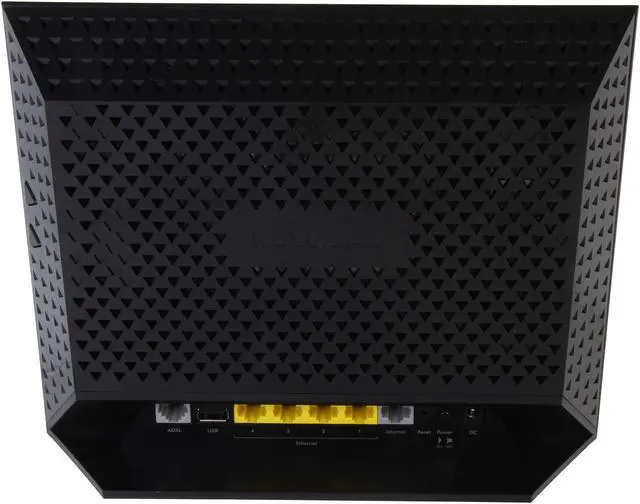 Alt view image 4 of 5 - Netgear Inc. D6200-100NAS Ultimate Performance Dual Band AC Gigabit Wireless Router (Built-in ADSL2+ Modem)