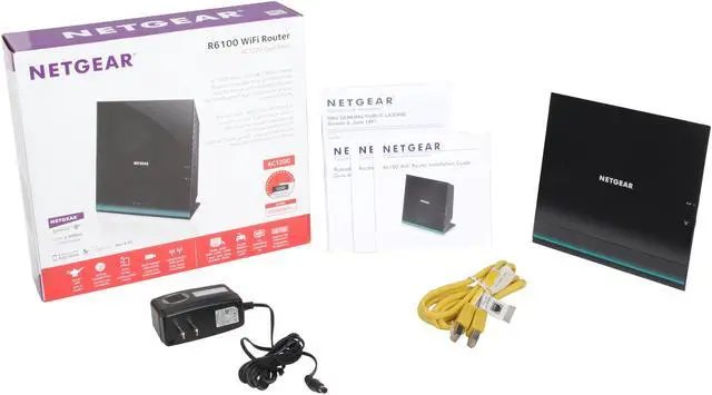 Alt view image 5 of 5 - NETGEAR R6100-100PAS AC1200 Dual Band R6100 Wi-Fi Router IEEE 802.11ac, IEEE 802.11a/b/g/n