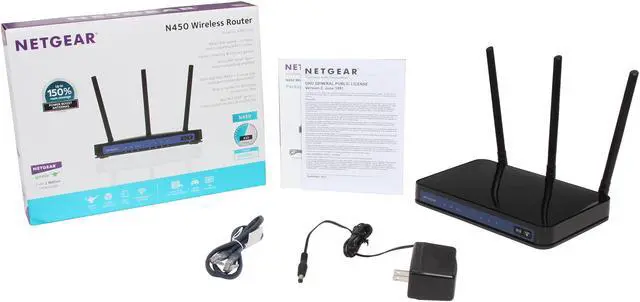 Alt view image 5 of 5 - NETGEAR N450 WiFi Router (WNR2500)