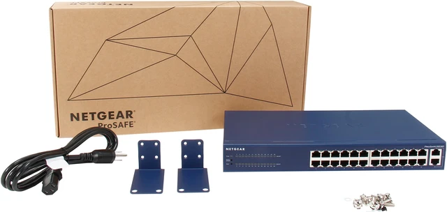 Alt view image 6 of 6 - NETGEAR ProSAFE 24-Port Fast Ethernet Smart Managed Switch (FS526T) - Lifetime Warranty