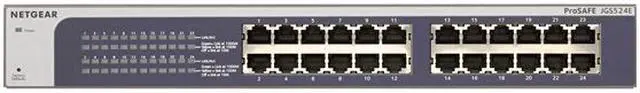 Alt view image 4 of 5 - NETGEAR 24-Port Gigabit Rackmount Smart Managed Plus Switch, ProSAFE Lifetime Protection (JGS524E)