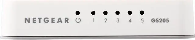Alt view image 3 of 11 - NETGEAR 5-Port Gigabit Ethernet Unmanaged Switch, Desktop, 10/100/1000Mbps (GS205)