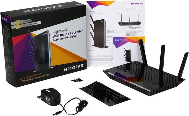 Alt view image 7 of 6 - NETGEAR AC1900 Mesh WiFi Extender, Seamless Roaming, One WiFi Name, Works with Any WiFi Router. Create Your own Mesh WiFi System (EX7000)