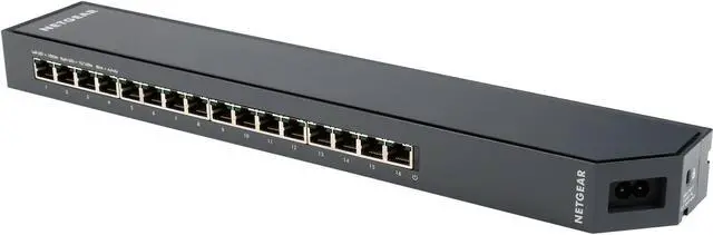 Main image of NETGEAR 16-Port Gigabit Smart Managed Plus Click Switch, ProSAFE Lifetime Protection (GSS116E)