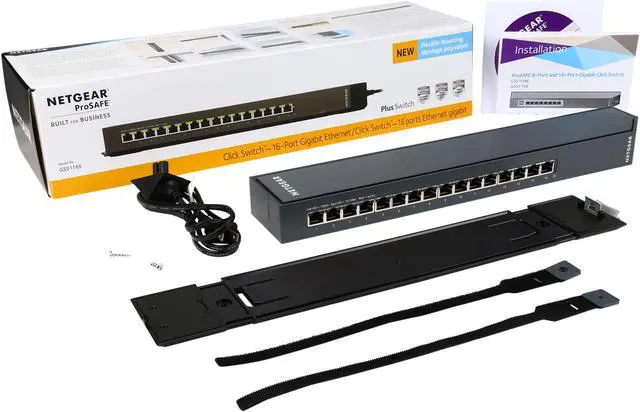 Alt view image 7 of 8 - NETGEAR 16-Port Gigabit Smart Managed Plus Click Switch, ProSAFE Lifetime Protection (GSS116E)