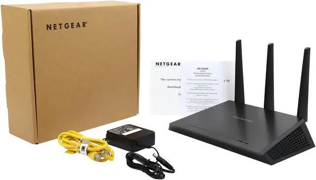 Alt view image 6 of 6 - NETGEAR Nighthawk AC1900 Dual Band Wireless Gigabit Router (R7000)