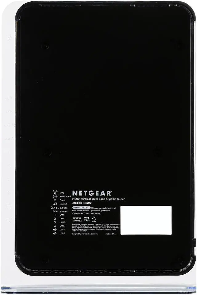 Alt view image 4 of 6 - NETGEAR N900 Wireless Dual Band Gigabit Router R4500-Factory Refurbished