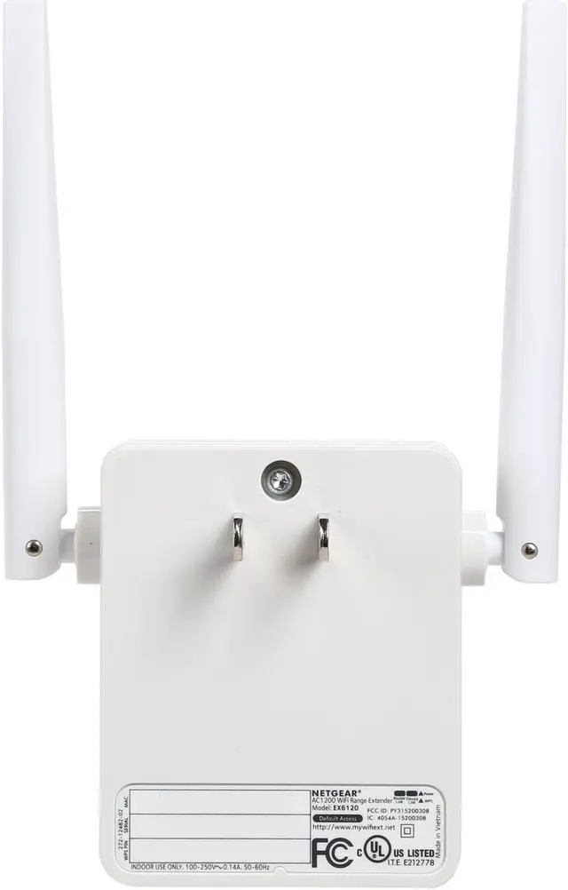 Alt view image 4 of 6 - NETGEAR EX6120-100NAS AC1200 WiFi Range Extender
