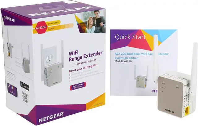 Alt view image 6 of 6 - NETGEAR EX6120-100NAS AC1200 WiFi Range Extender
