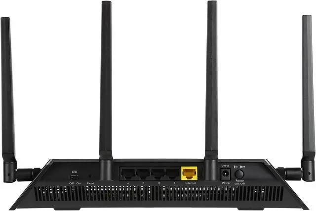Alt view image 4 of 7 - NETGEAR Nighthawk X4S AC2600 4x4 Dual Band Smart Wi-Fi Router, Gigabit Ethernet, MU-MIMO, Compatible with Amazon Echo / Alexa (R7800)