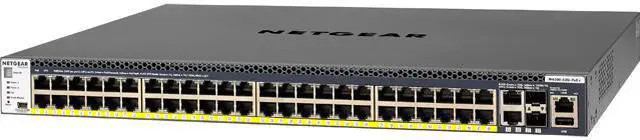 Main image of NETGEAR 48x1G PoE+ 480W, 2x10G, 2xSFP+ Managed Switch | GSM4352PA