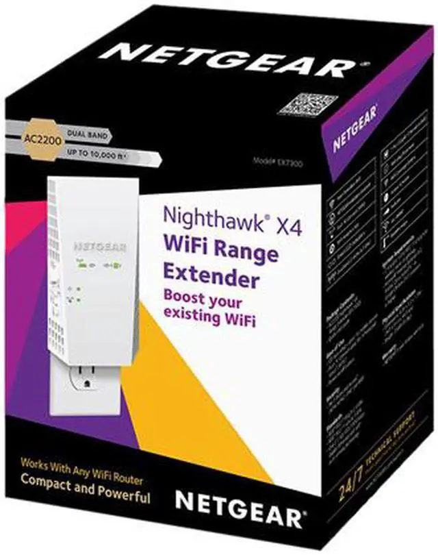 Alt view image 7 of 7 - NETGEAR AC2200 Mesh WiFi Extender, Universally Compatible Repeater creates your own home mesh WiFi (EX7300)