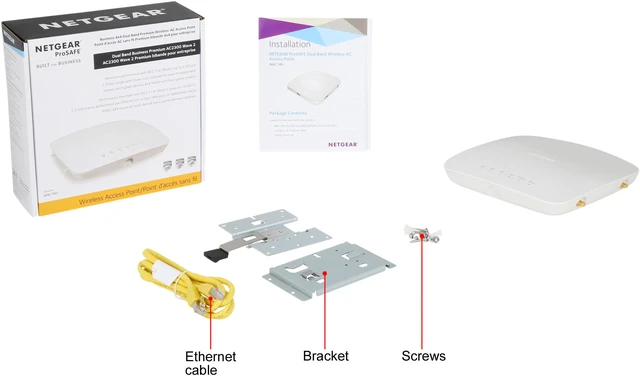 NETGEAR WAC740 ProSAFE Premium Business 802.11ac 4x4 Wave 2 Dual Band ...