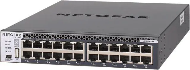 Alt view image 3 of 4 - NETGEAR 24x10G and 4xSFP+ (shared) Managed Switch | XSM4324CS