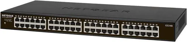 Alt view image 3 of 5 - NETGEAR 48-Port Gigabit Ethernet Unmanaged Switch | GS348