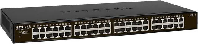 Alt view image 2 of 5 - NETGEAR 48-Port Gigabit Ethernet Unmanaged Switch | GS348