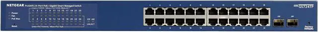 Alt view image 4 of 5 - NETGEAR 24-Port PoE Gigabit Ethernet Smart Switch with PoE+ (190W) (GS724TP)
