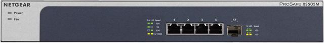 Alt view image 2 of 5 - NETGEAR 5-port, 5-speed Unmanaged Switch 10-Gigabit/Multi-Gigabit | XS505M