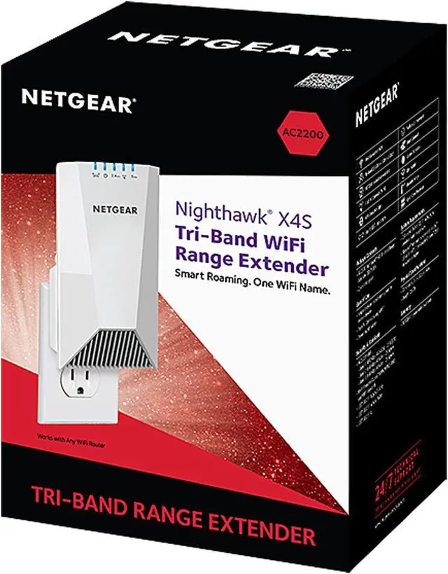 Alt view image 9 of 9 - NETGEAR Nighthawk Mesh X4S WiFi Mesh Extender - Build your own whole home mesh WiFi to eliminate dead zones (EX7500)