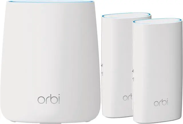 Main image of NETGEAR - Orbi AC2200 Tri-Band Mesh WiFi System 3-pack (RBK23W)