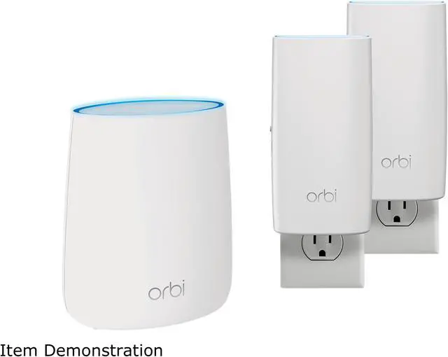 Alt view image 2 of 3 - NETGEAR - Orbi AC2200 Tri-Band Mesh WiFi System 3-pack (RBK23W)