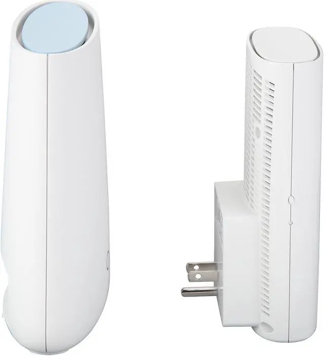 Alt view image 3 of 6 - NETGEAR Orbi Compact Wall-Plug Whole Home Mesh WiFi System - WiFi Router and Wall-Plug Satellite Extender with speeds up to 2.2 Gbps Over 3,500 sq. feet, AC2200 (RBK20W)