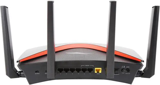 Alt view image 4 of 6 - NETGEAR Nighthawk Pro Gaming Wi-Fi Router with 6 Ethernet Ports and Wireless Speeds Up to 7.2 Gbps, AD7200, Optimized for the Lowest Ping (XR700)