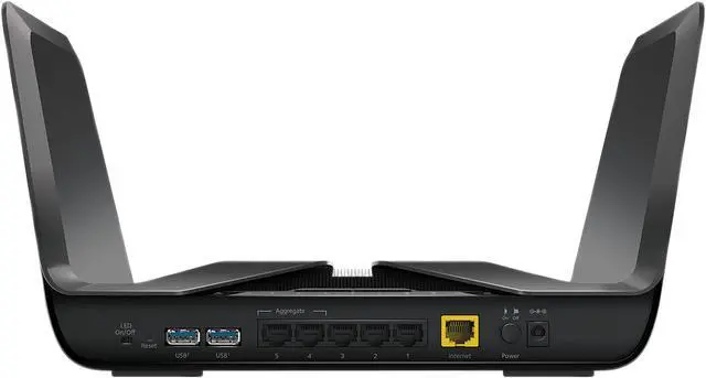 Alt view image 3 of 4 - Nighthawk AX8 8-Stream AX6000 Wi-Fi 6 Router (RAX80-100NAS)