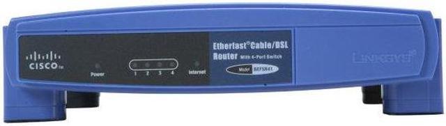 Alt view image 2 of 6 - LINKSYS BEFSR41 EtherFast Cable/DSL Router with 4-Port Switch 1 x 10/100Mbps WAN Ports 4 x 10/100Mbps LAN Ports