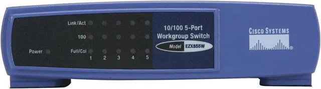 Alt view image 2 of 5 - LINKSYS EZXS55W Workgroup Switch