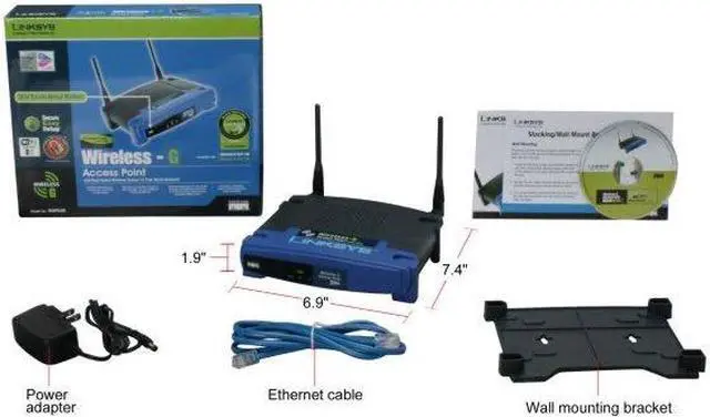 Alt view image 6 of 7 - LINKSYS WAP54G 802.11b/g Wireless-G Access Point up to 54Mbps/ DD-WRT Open Source Support