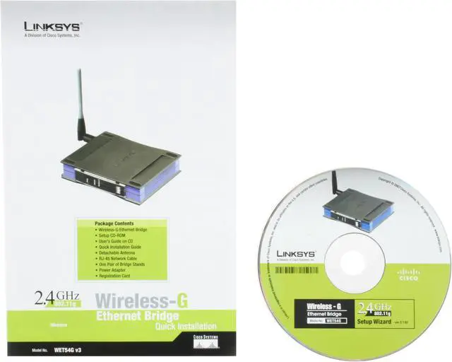 Alt view image 6 of 7 - LINKSYS WET54G 54Mbps Wireless-G Ethernet Bridge