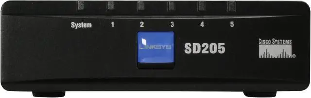 Alt view image 2 of 5 - Cisco Small Business SD205 High-speed Switch