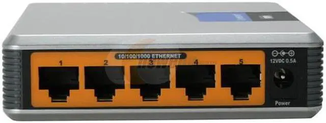 Alt view image 3 of 6 - LINKSYS EG005W Gigabit 5-Port Switch