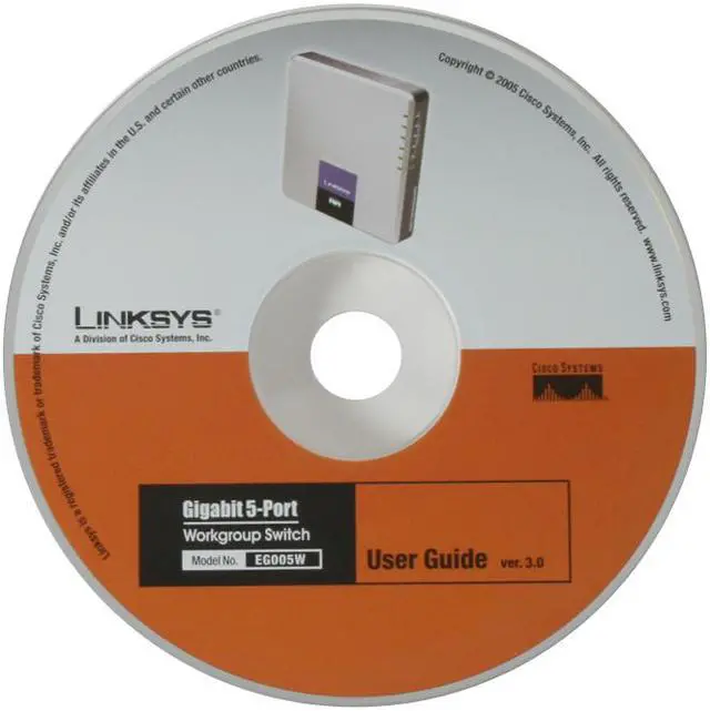 Alt view image 5 of 6 - LINKSYS EG005W Gigabit 5-Port Switch