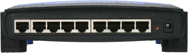Alt view image 4 of 5 - LINKSYS BEFSR81 EtherFas Cable/DSL Router 1 x 10Mbps WAN Ports 8 x 10/100Mbps LAN Ports