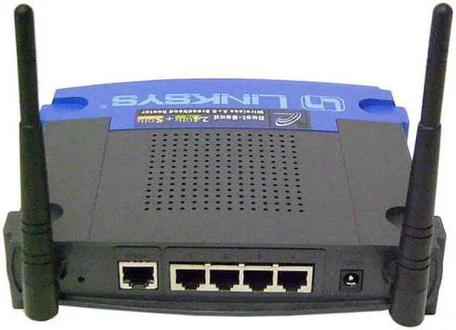 Alt view image 2 of 4 - Linksys WRT55AG Dual-Band Wireless A+G Broadband Router IEEE 802.3/3u, IEEE 802.11a/b/g