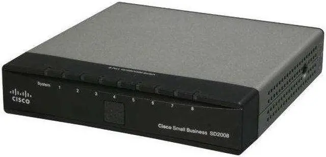 Alt view image 2 of 5 - Cisco Small Business SD2008 Gigabit Switch