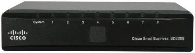 Alt view image 3 of 5 - Cisco Small Business SD2008 Gigabit Switch